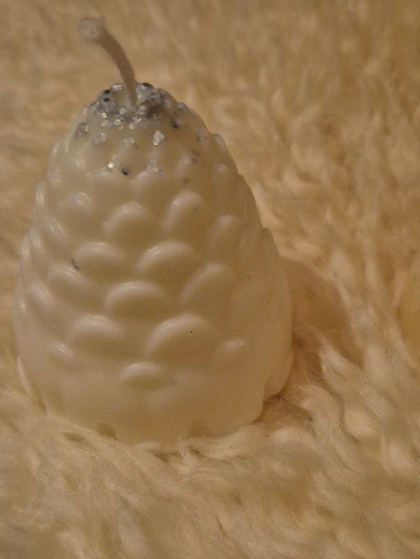 Cozy winter candle