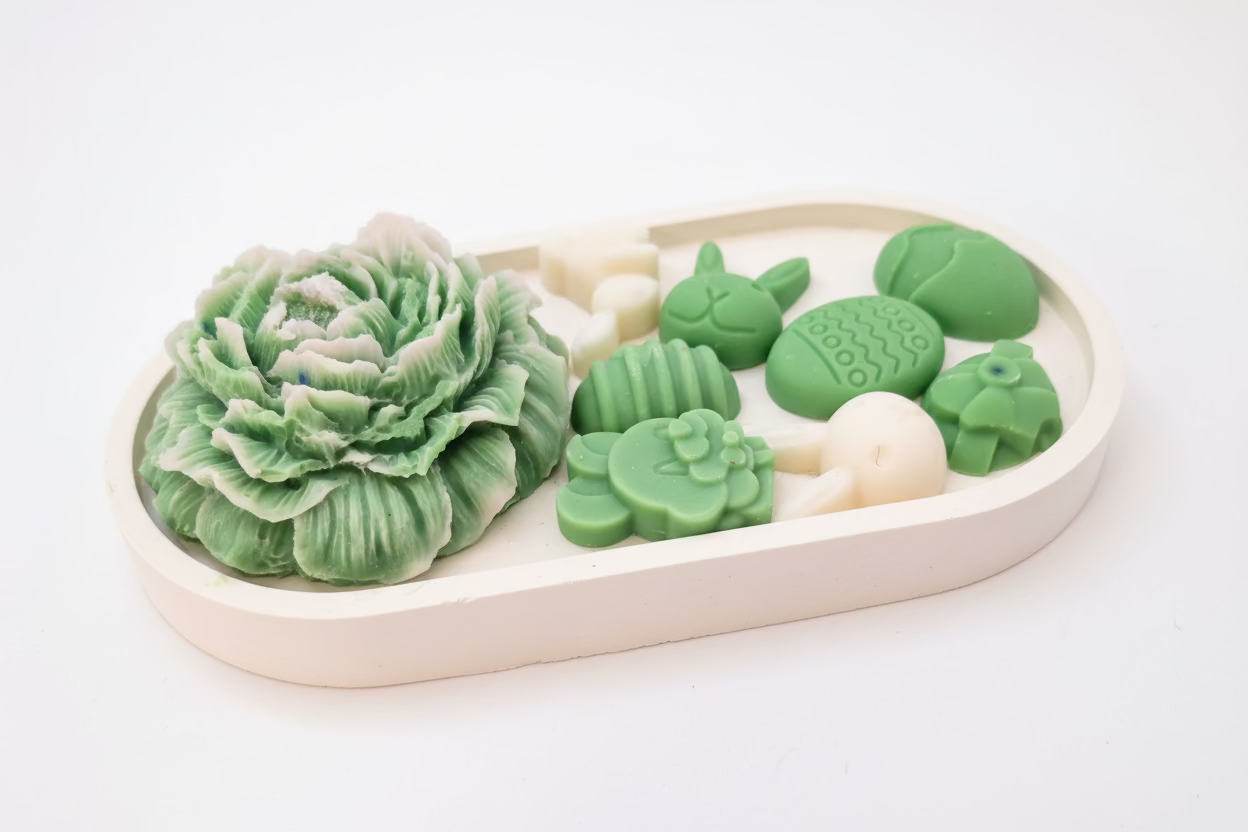 Handmade Easter Candle Tray Decoration