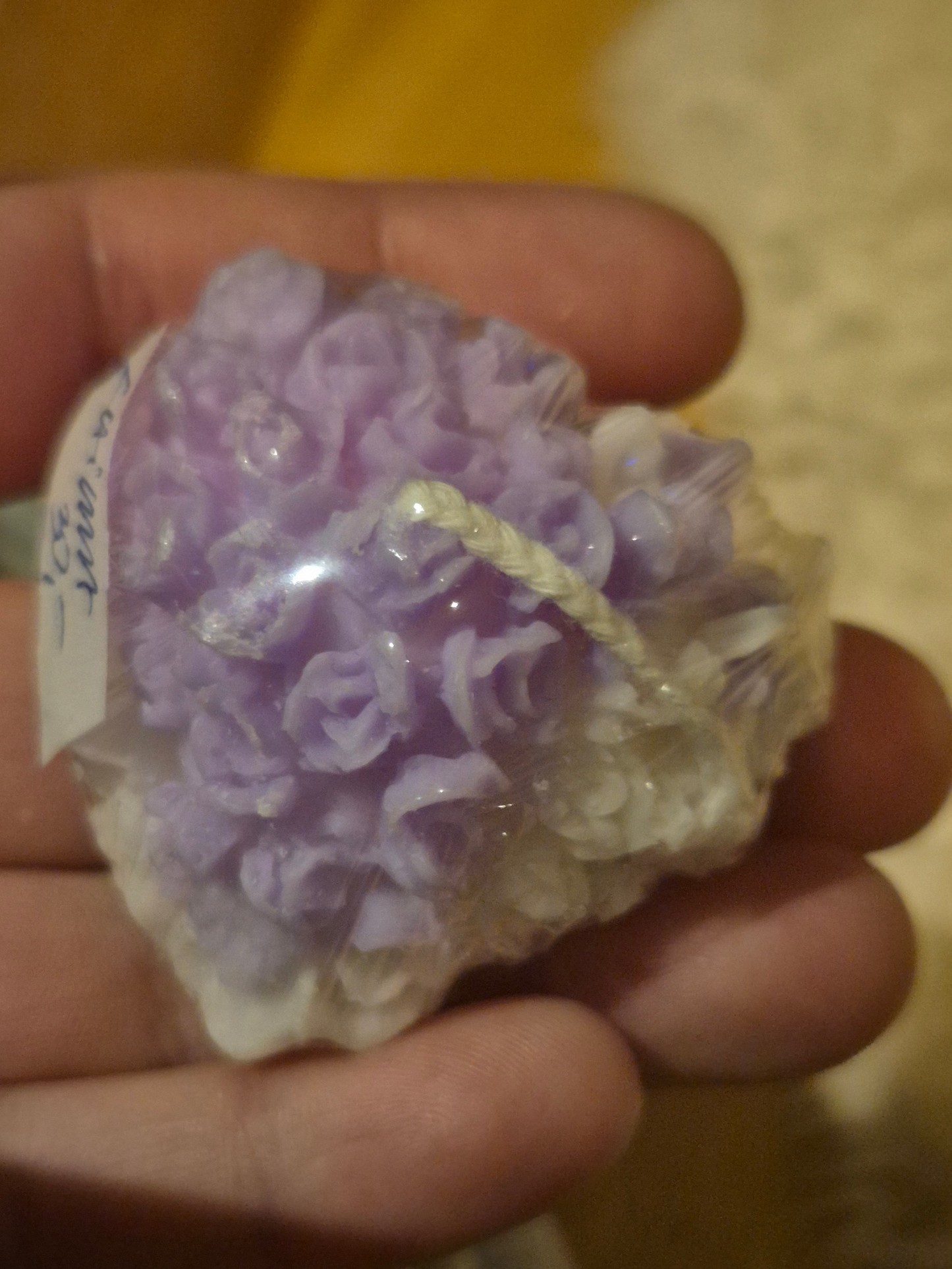 Cute small flowers candle