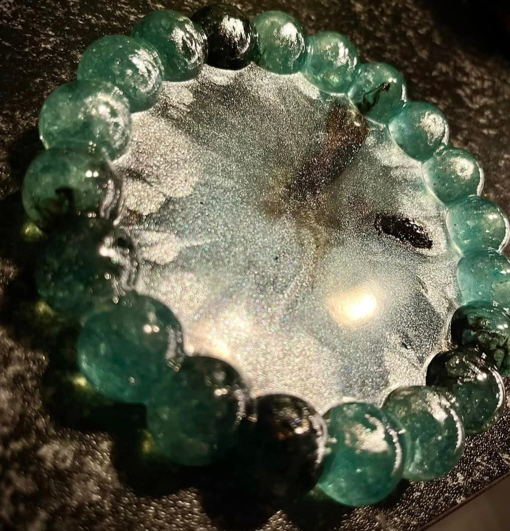 Handmade Epoxy Candle Holder – Elegant & Unique