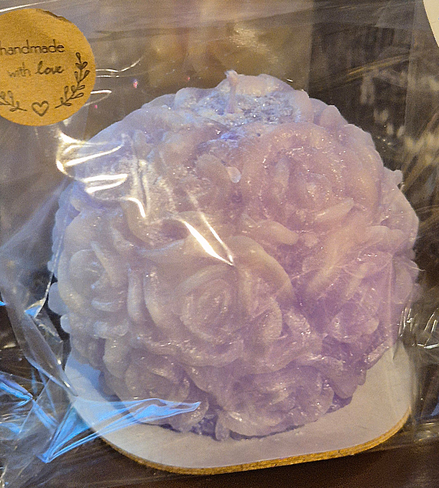 Handmade Rose-Shaped Candle