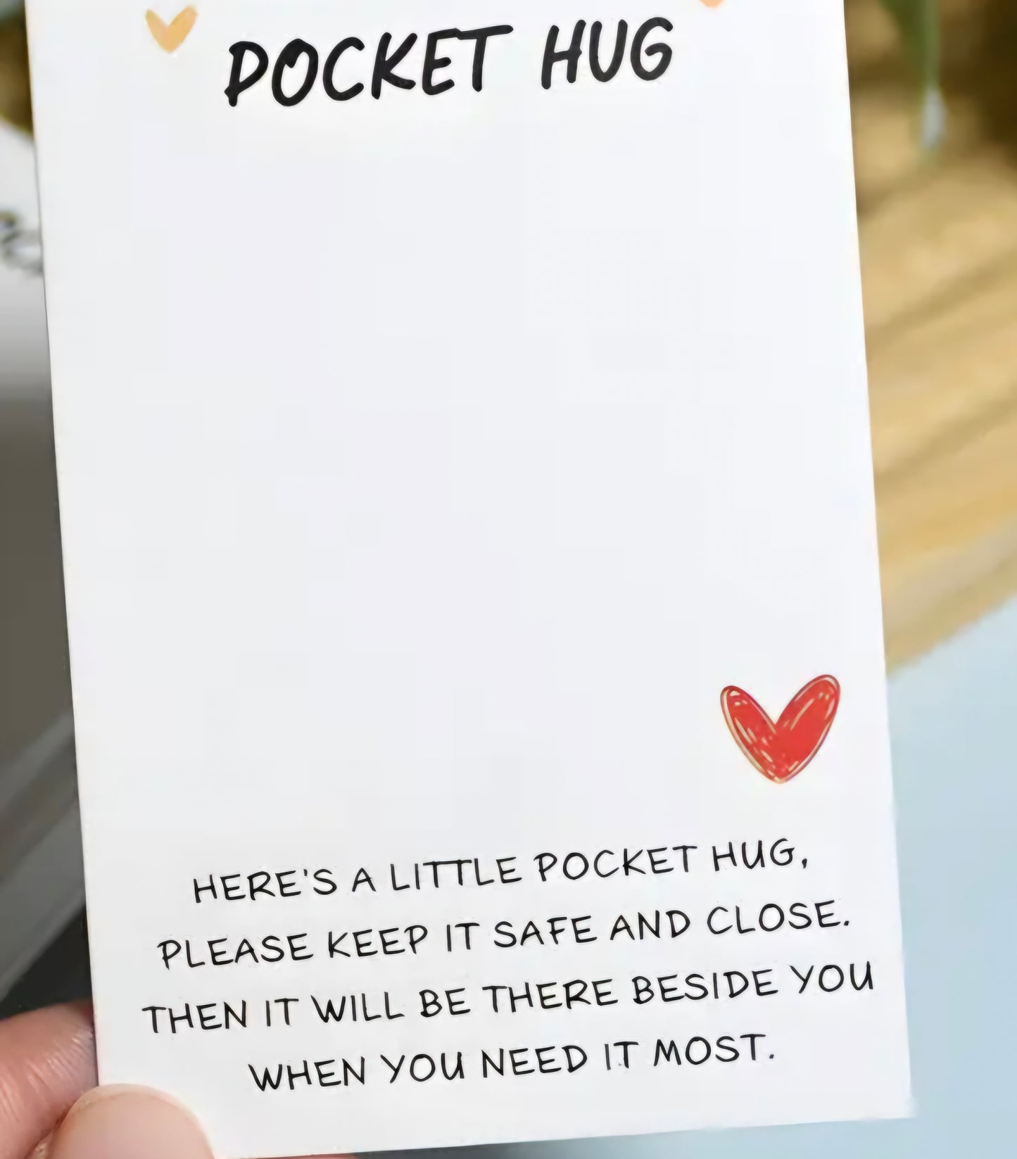 Pocket Hug | Handmade Resin Heart | Small Gift of Love & Comfort