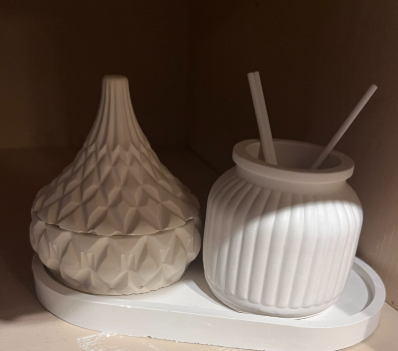 Gypsum home decor set