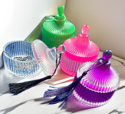 Jar with lid (green)