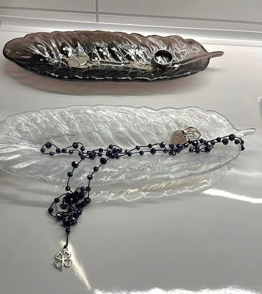 🍂 Elegant Handmade Epoxy Leaf Trays 🍂