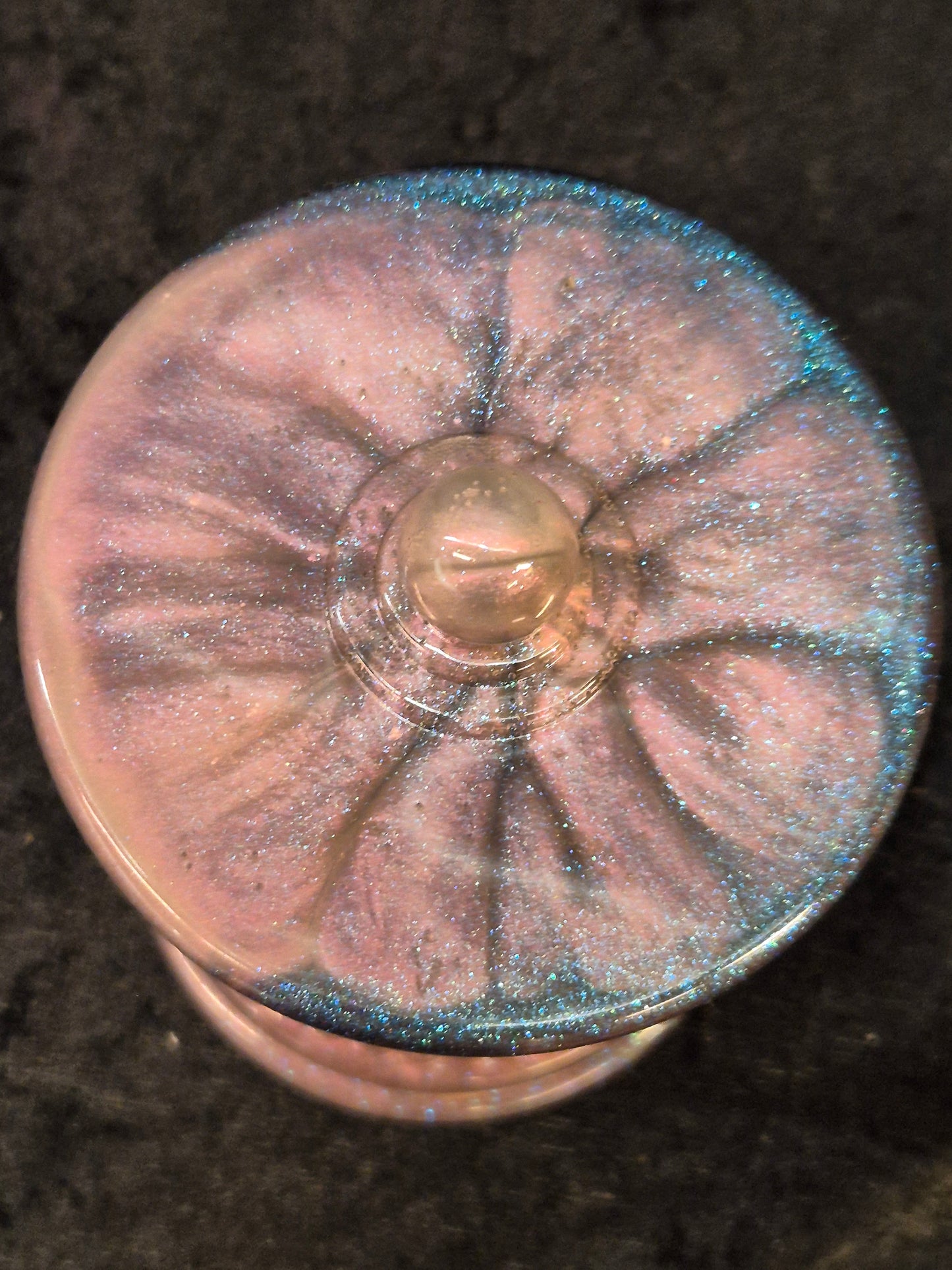 Handmade Epoxy Resin Jar – Elegant & Unique Storage