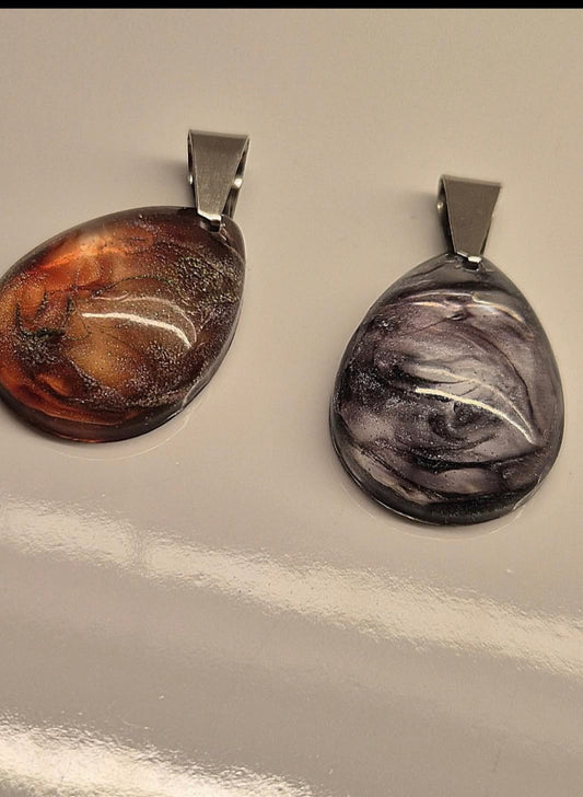 Handmade Resin  Pendant Necklace