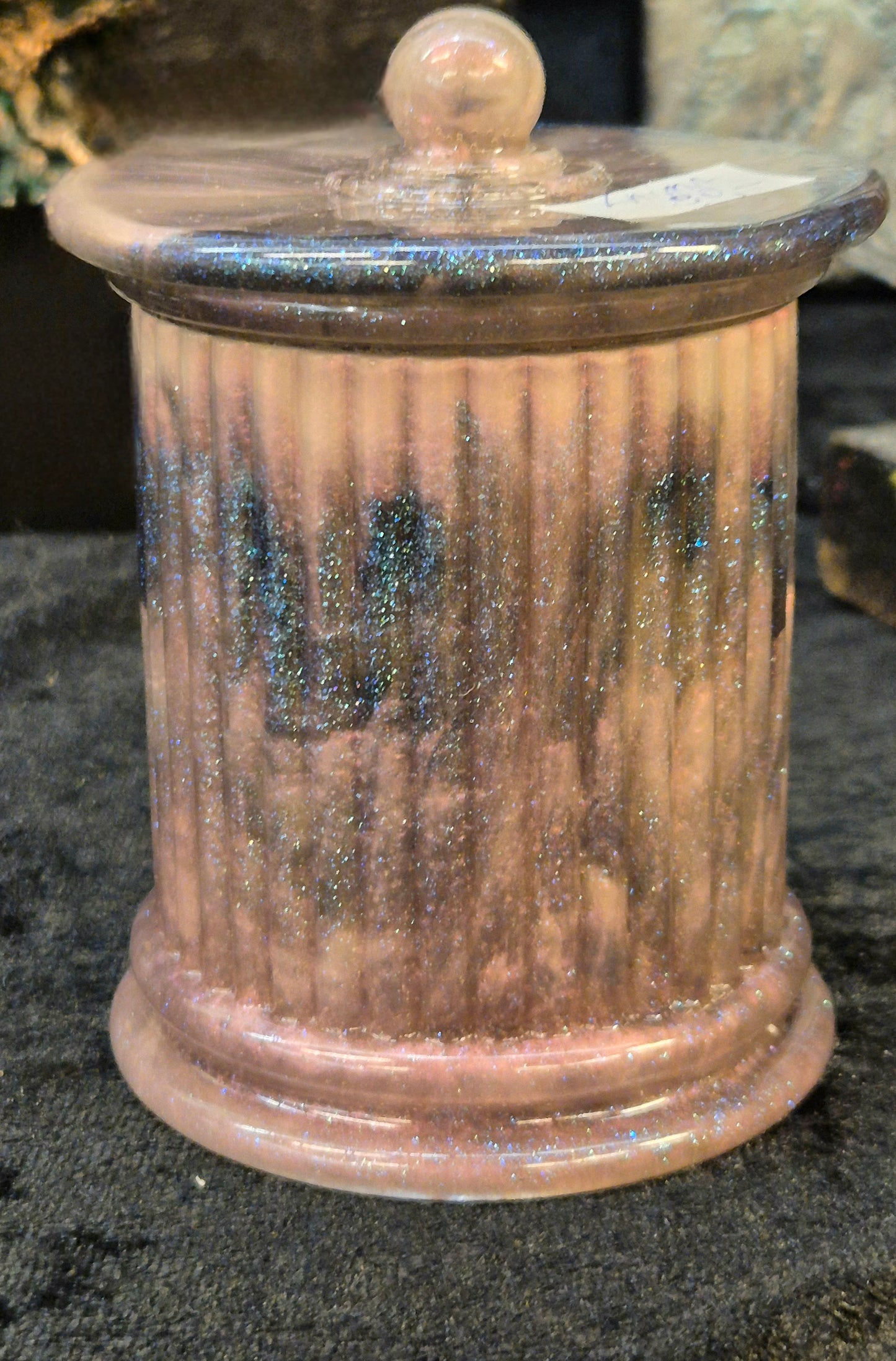 Handmade Epoxy Resin Jar – Elegant & Unique Storage