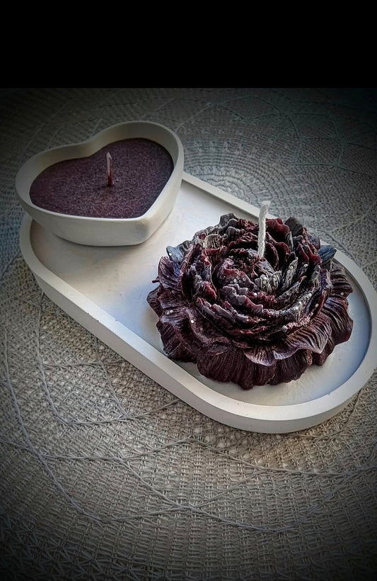 unique handmade candle set