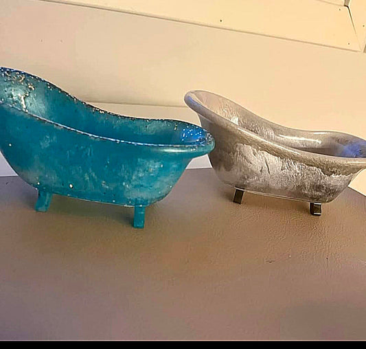 Handmade Mini Bathtub Resin Holders – Elegant & Unique