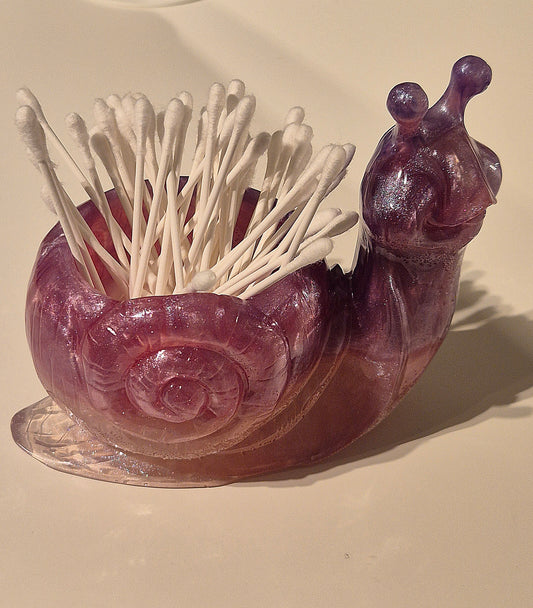 Handmade Resin Snail-Shaped Holder