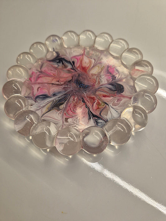 Handmade Resin Trinket Dish | Decorative Coaster