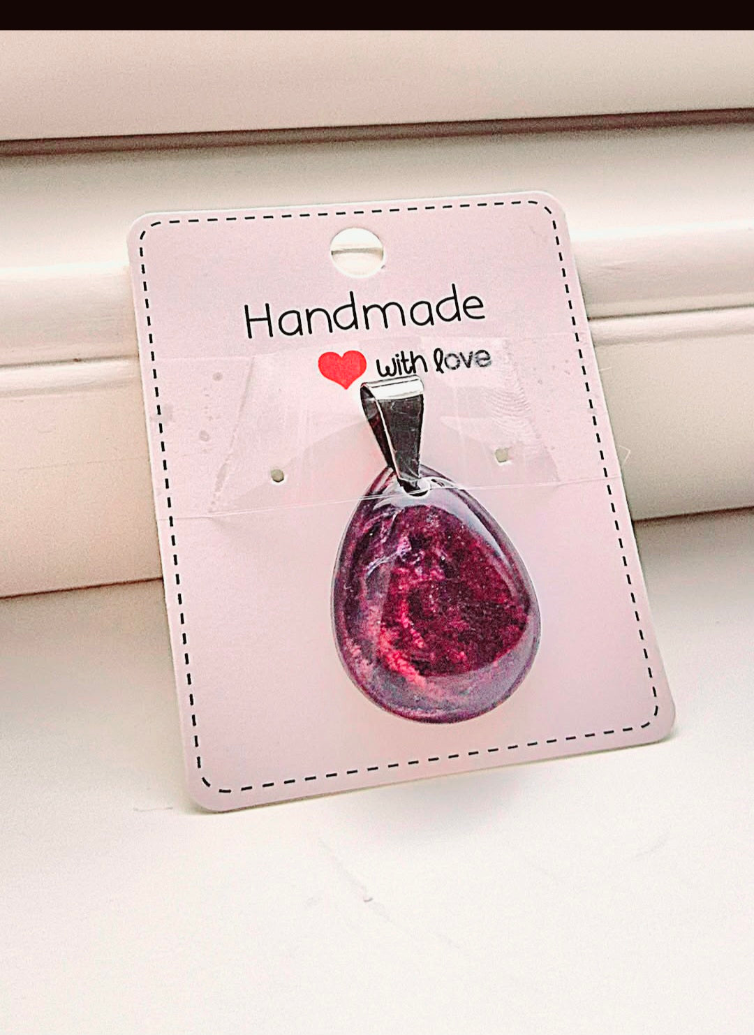 Handmade Resin  Pendant Necklace